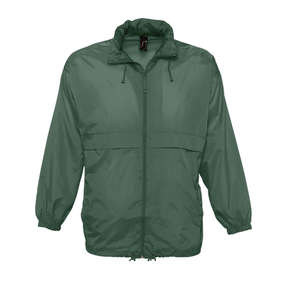 SOL'S SURF - UNISEX WATER REPELLENT WINDBREAKER - Forest Green - Additional