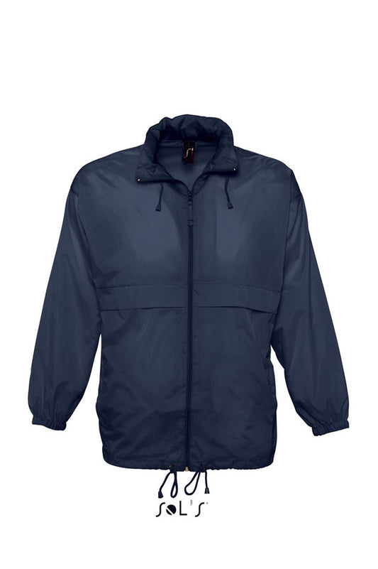 SOL'S SURF - UNISEX WATER REPELLENT WINDBREAKER - Navy - Main