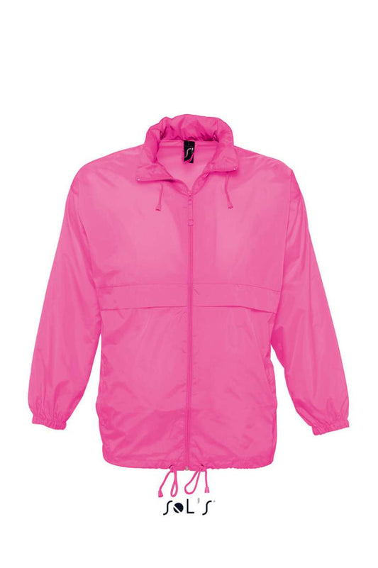 SOL'S SURF - UNISEX WATER REPELLENT WINDBREAKER - Neon Pink 2 - Main