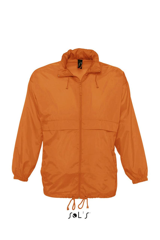 SOL'S SURF - UNISEX WATER REPELLENT WINDBREAKER - Orange - Main