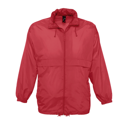 SOL'S SURF - UNISEX WATER REPELLENT WINDBREAKER - Red - Additional