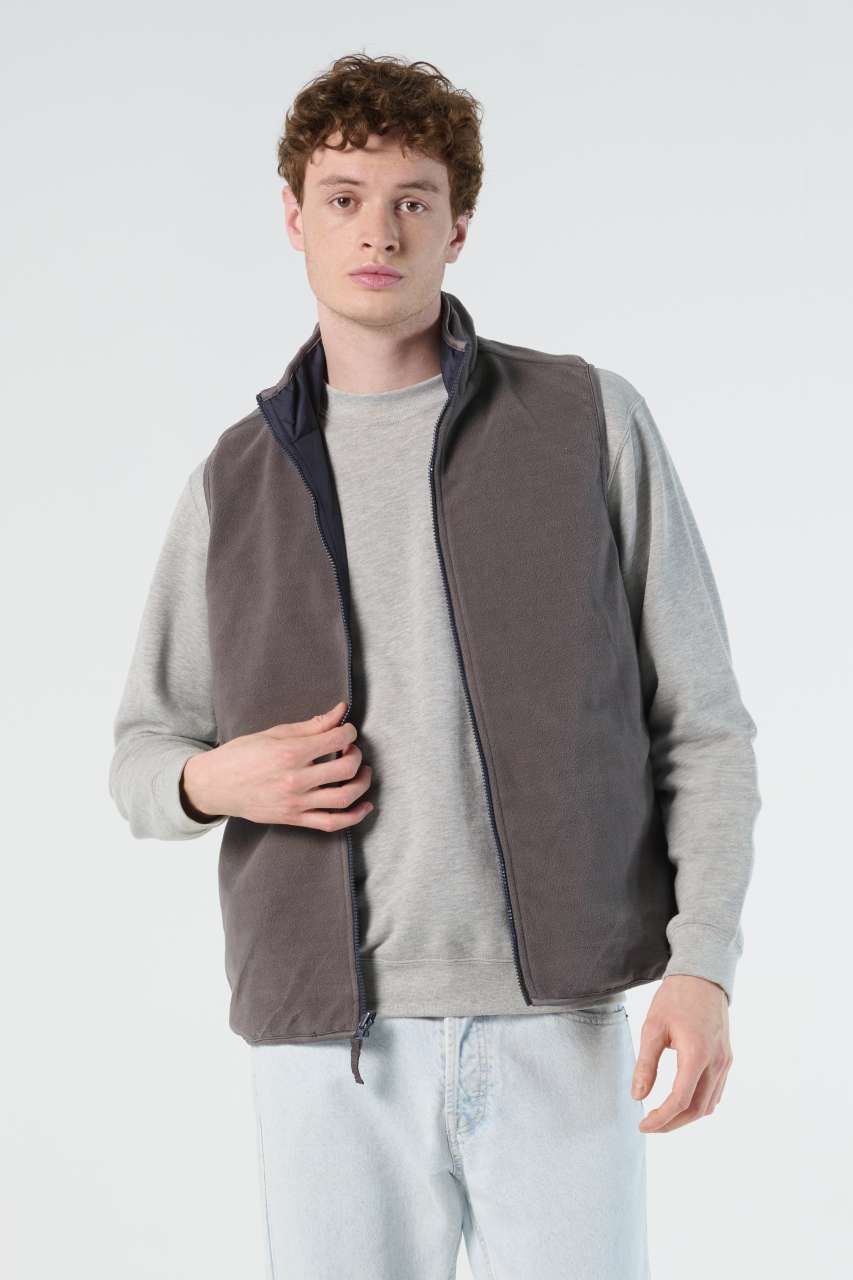 SOL'S WINNER - UNISEX CONTRASTED REVERSIBLE BODYWARMER - Black - Additional
