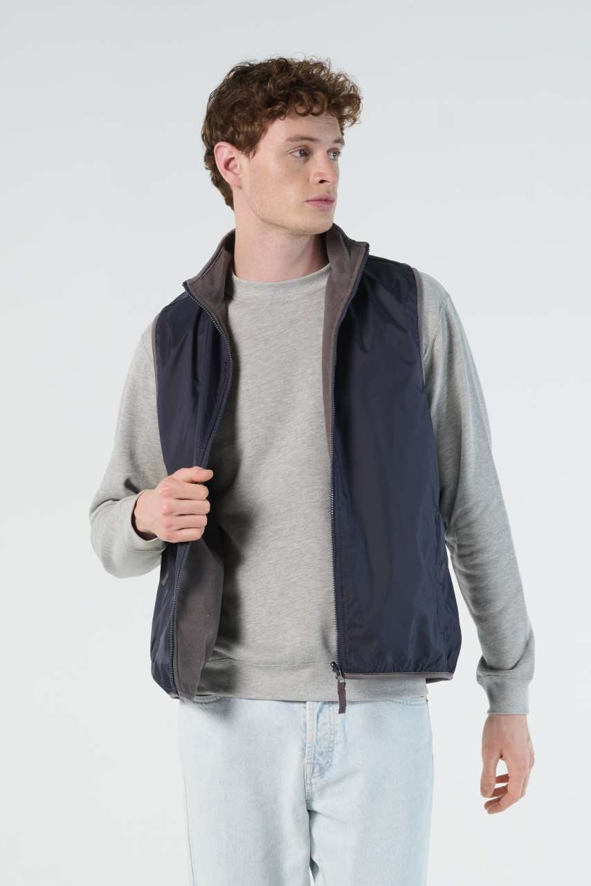 SOL'S WINNER - UNISEX CONTRASTED REVERSIBLE BODYWARMER - Black - Additional