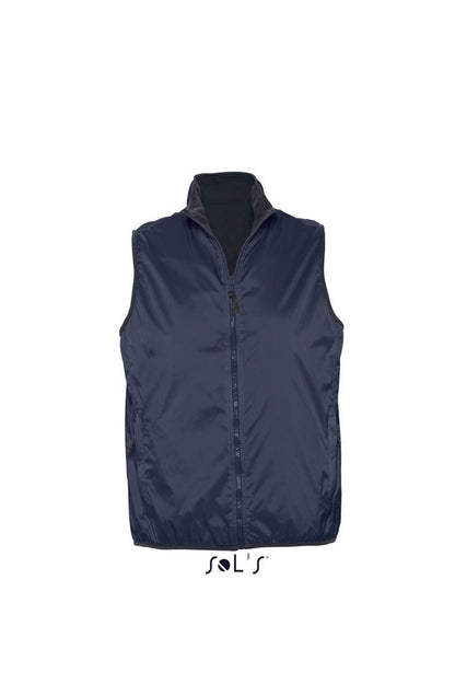 SOL'S WINNER - UNISEX CONTRASTED REVERSIBLE BODYWARMER - Navy - Main