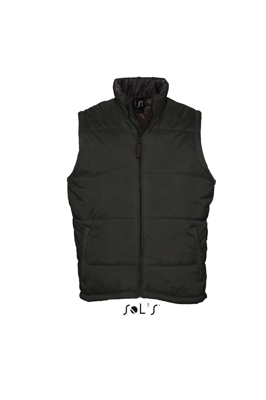 SOL'S WARM - QUILTED BODYWARMER - Black - Main