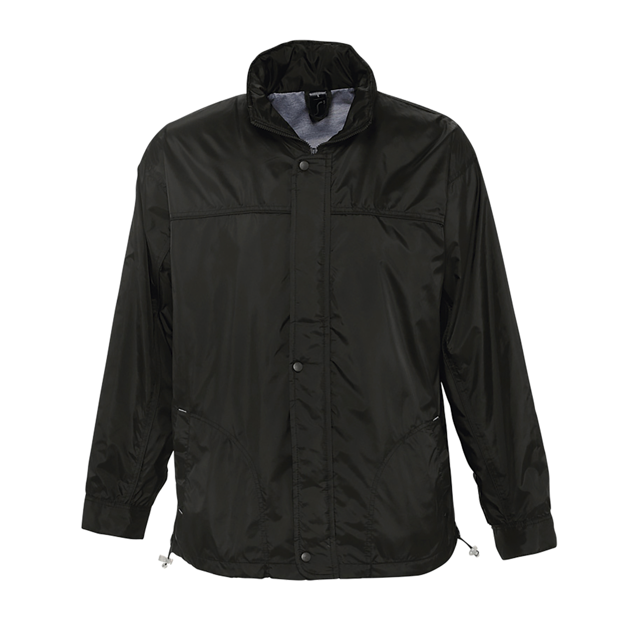 SOL'S MISTRAL - JERSEY-LINED WATER REPELLENT WINDBREAKER - Black - Additional