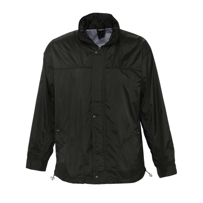 SOL'S MISTRAL - JERSEY-LINED WATER REPELLENT WINDBREAKER - Black - Additional