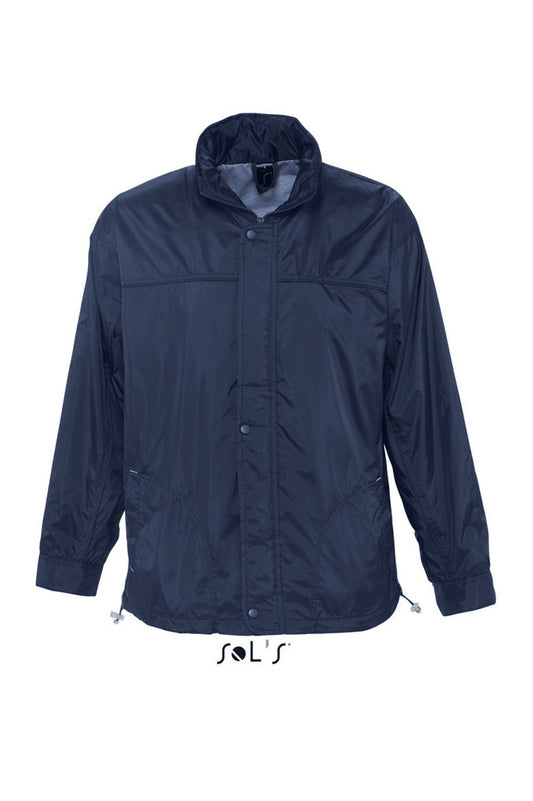 SOL'S MISTRAL - JERSEY-LINED WATER REPELLENT WINDBREAKER - Navy - Main
