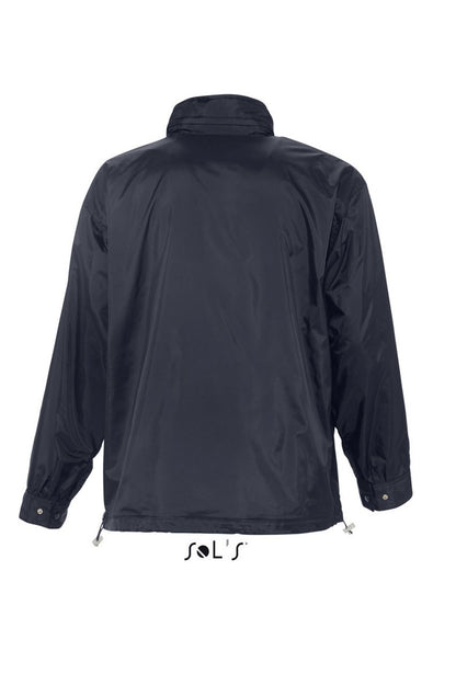 SOL'S MISTRAL - JERSEY-LINED WATER REPELLENT WINDBREAKER - Navy - Additional