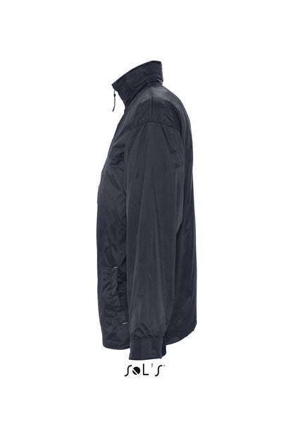 SOL'S MISTRAL - JERSEY-LINED WATER REPELLENT WINDBREAKER - Navy - Additional