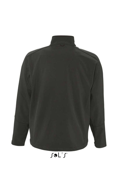 SOL'S RELAX - MEN'S SOFTSHELL ZIPPED JACKET - Charcoal Grey - Additional