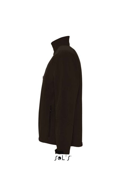 SOL'S RELAX - MEN'S SOFTSHELL ZIPPED JACKET - Dark Chocolate - Additional