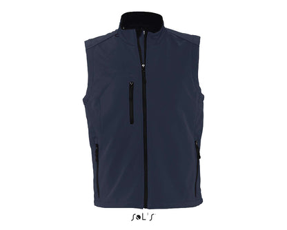 SOL'S RALLYE MEN - SLEEVELESS SOFTSHELL JACKET - French Navy - Main