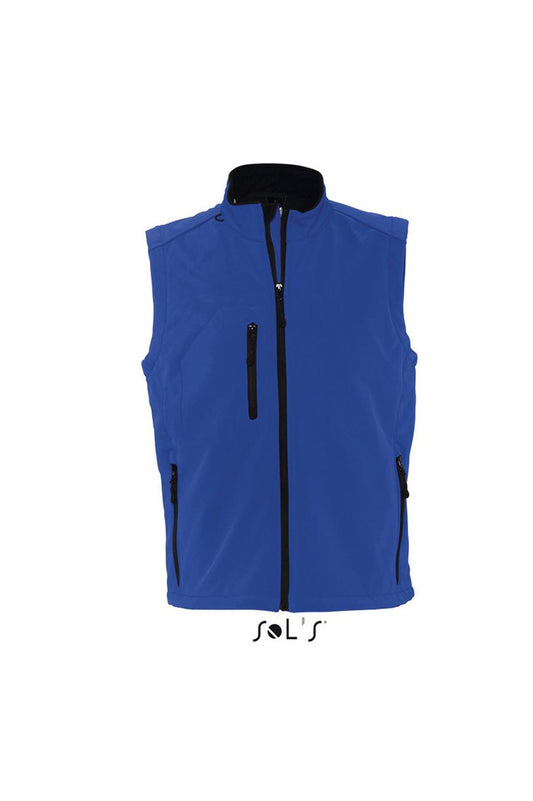 SOL'S RALLYE MEN - SLEEVELESS SOFTSHELL JACKET - Royal Blue - Main