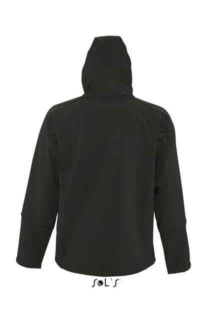 SOL'S REPLAY MEN - HOODED SOFTSHELL - Black - Additional