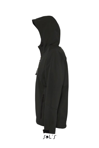 SOL'S REPLAY MEN - HOODED SOFTSHELL - Black - Additional