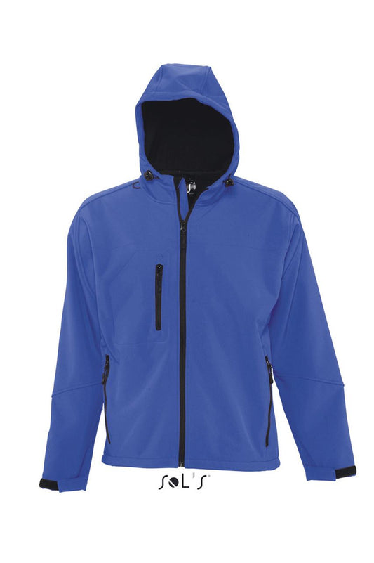 SOL'S REPLAY MEN - HOODED SOFTSHELL - Royal Blue - Main