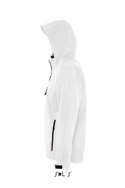 SOL'S REPLAY MEN - HOODED SOFTSHELL - White - Additional