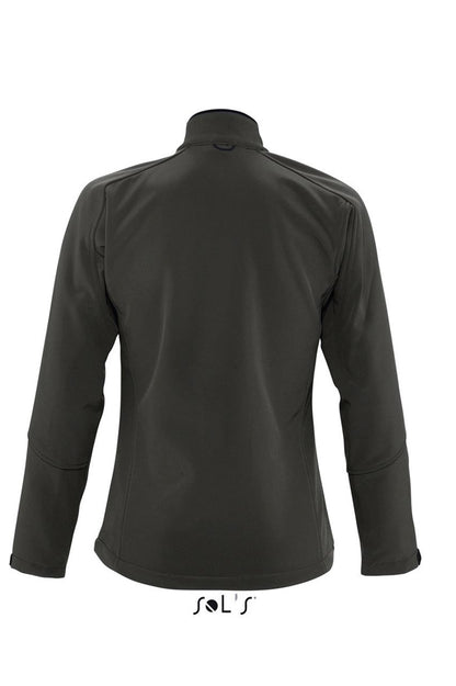 SOL'S ROXY - WOMEN'S SOFTSHELL ZIPPED JACKET - Charcoal Grey - Additional