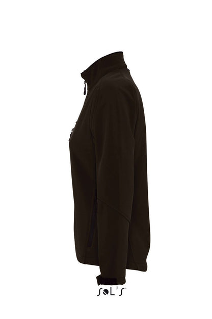 SOL'S ROXY - WOMEN'S SOFTSHELL ZIPPED JACKET - Dark Chocolate - Additional