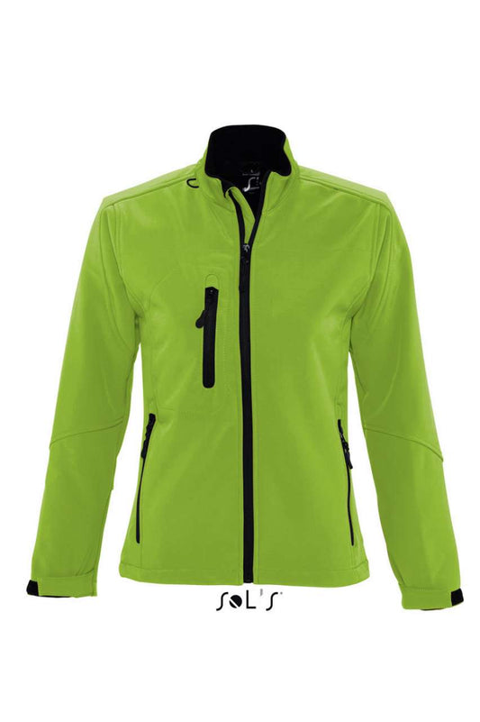 SOL'S ROXY - WOMEN'S SOFTSHELL ZIPPED JACKET - Green Absinthe - Main
