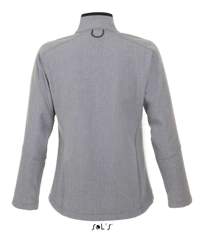 SOL'S ROXY - WOMEN'S SOFTSHELL ZIPPED JACKET - Grey Melange - Additional
