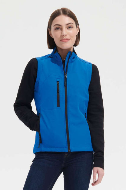 SOL'S RALLYE WOMEN - SLEEVELESS SOFTSHELL JACKET - Black - Model
