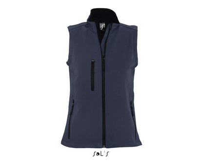 SOL'S RALLYE WOMEN - SLEEVELESS SOFTSHELL JACKET - French Navy - Main