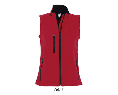 SOL'S RALLYE WOMEN - SLEEVELESS SOFTSHELL JACKET - Pepper Red - Additional