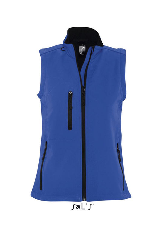 SOL'S RALLYE WOMEN - SLEEVELESS SOFTSHELL JACKET - Royal Blue - Main