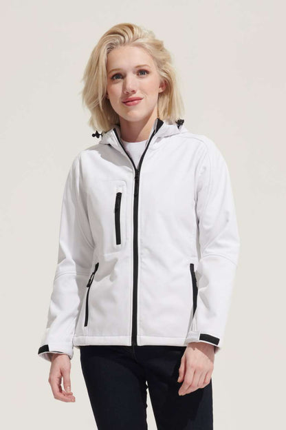 SOL'S REPLAY WOMEN - HOODED SOFTSHELL - Black - Model