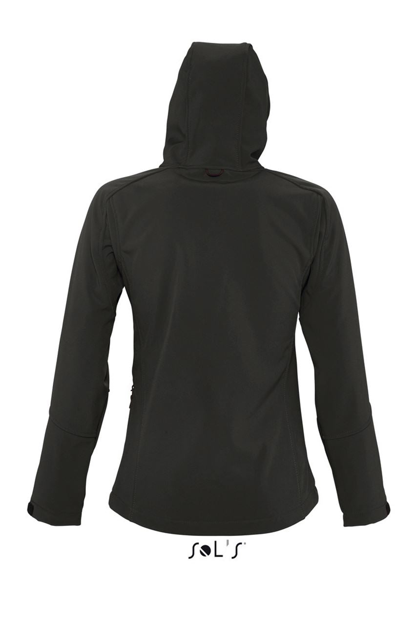 SOL'S REPLAY WOMEN - HOODED SOFTSHELL - Black - Additional