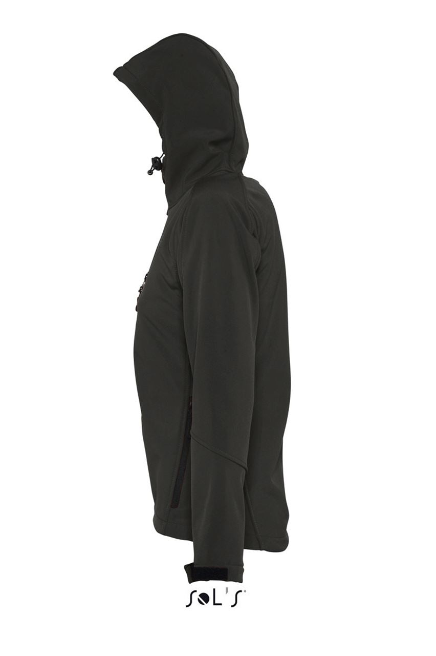 SOL'S REPLAY WOMEN - HOODED SOFTSHELL - Black - Additional