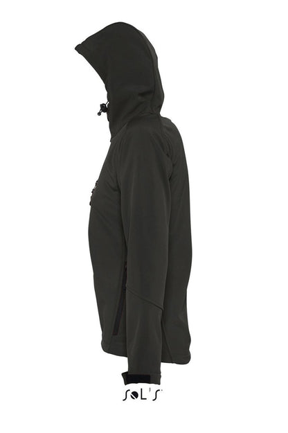 SOL'S REPLAY WOMEN - HOODED SOFTSHELL - Black - Additional