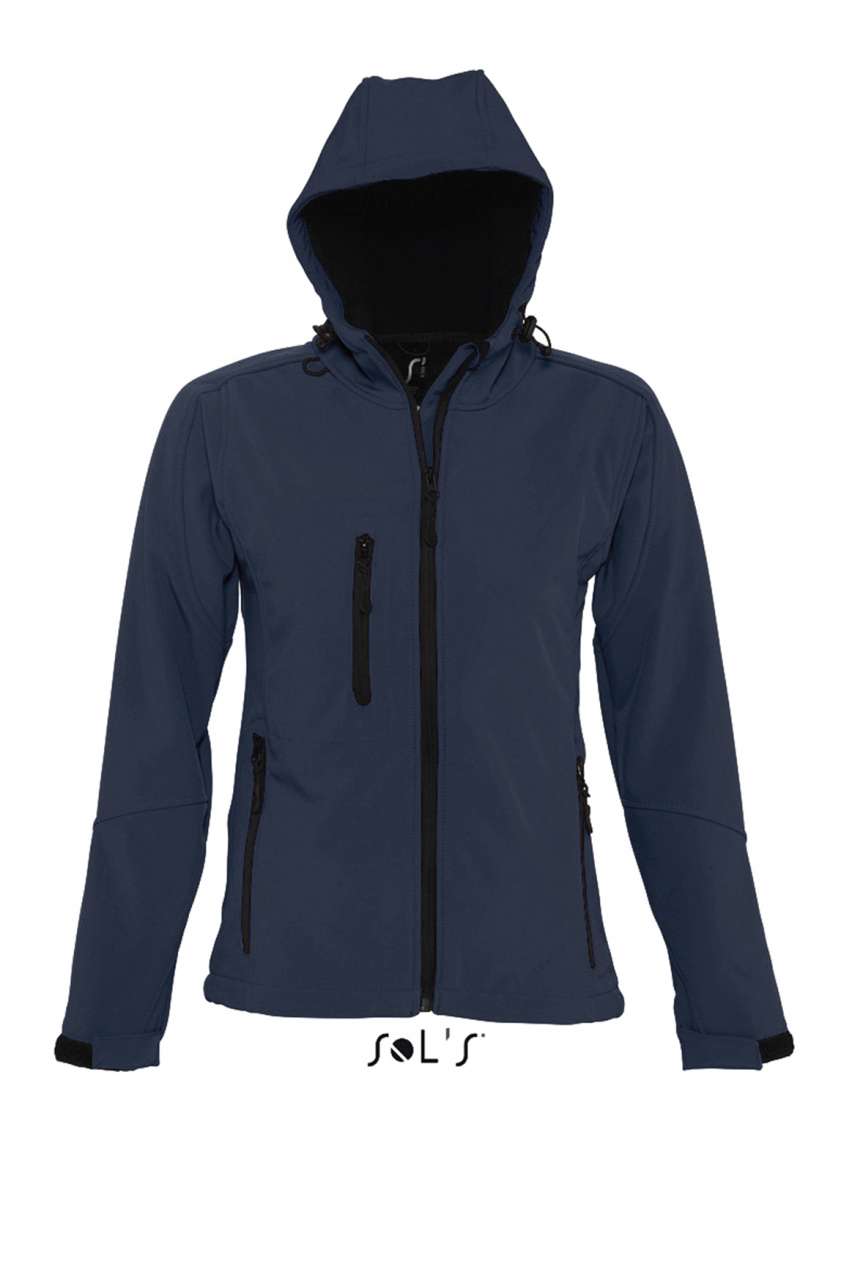 SOL'S REPLAY WOMEN - HOODED SOFTSHELL - French Navy - Main