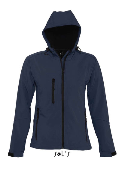 SOL'S REPLAY WOMEN - HOODED SOFTSHELL - French Navy - Main