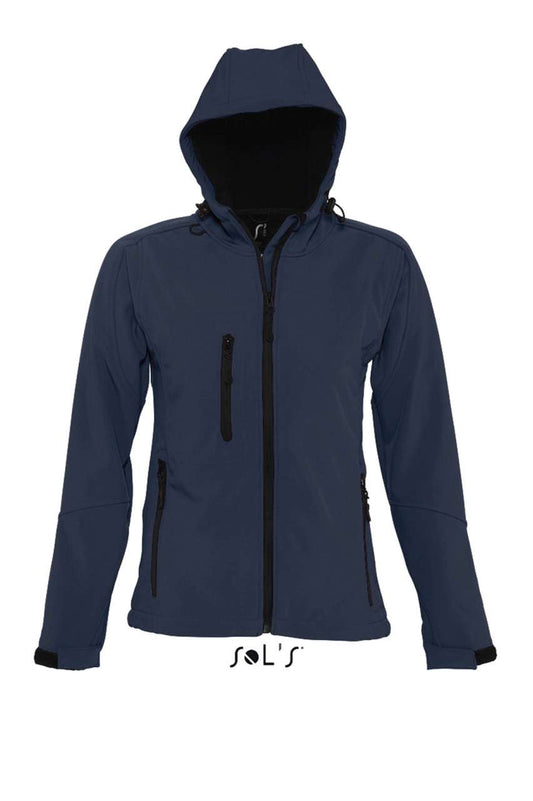 SOL'S REPLAY WOMEN - HOODED SOFTSHELL - French Navy - Main