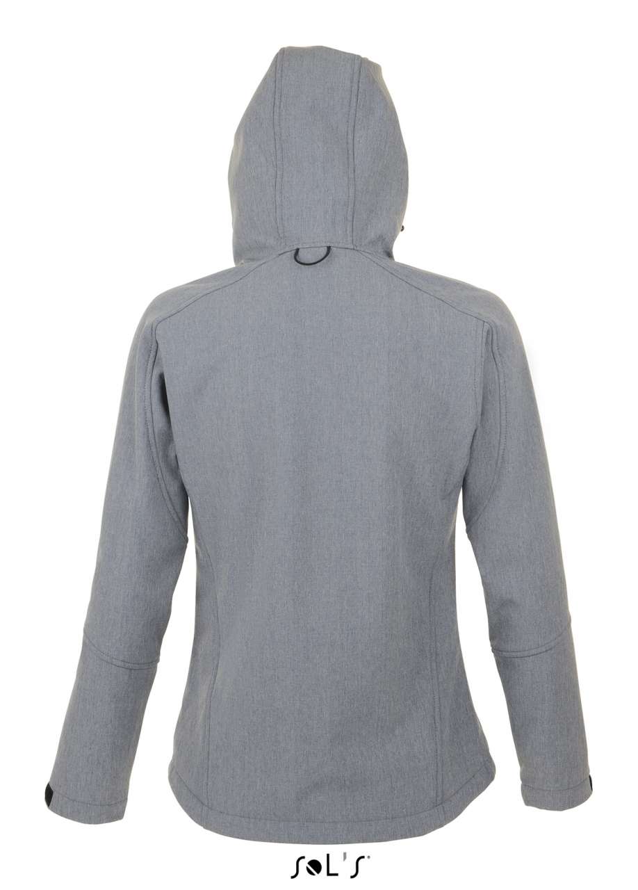 SOL'S REPLAY WOMEN - HOODED SOFTSHELL - Grey Melange - Additional