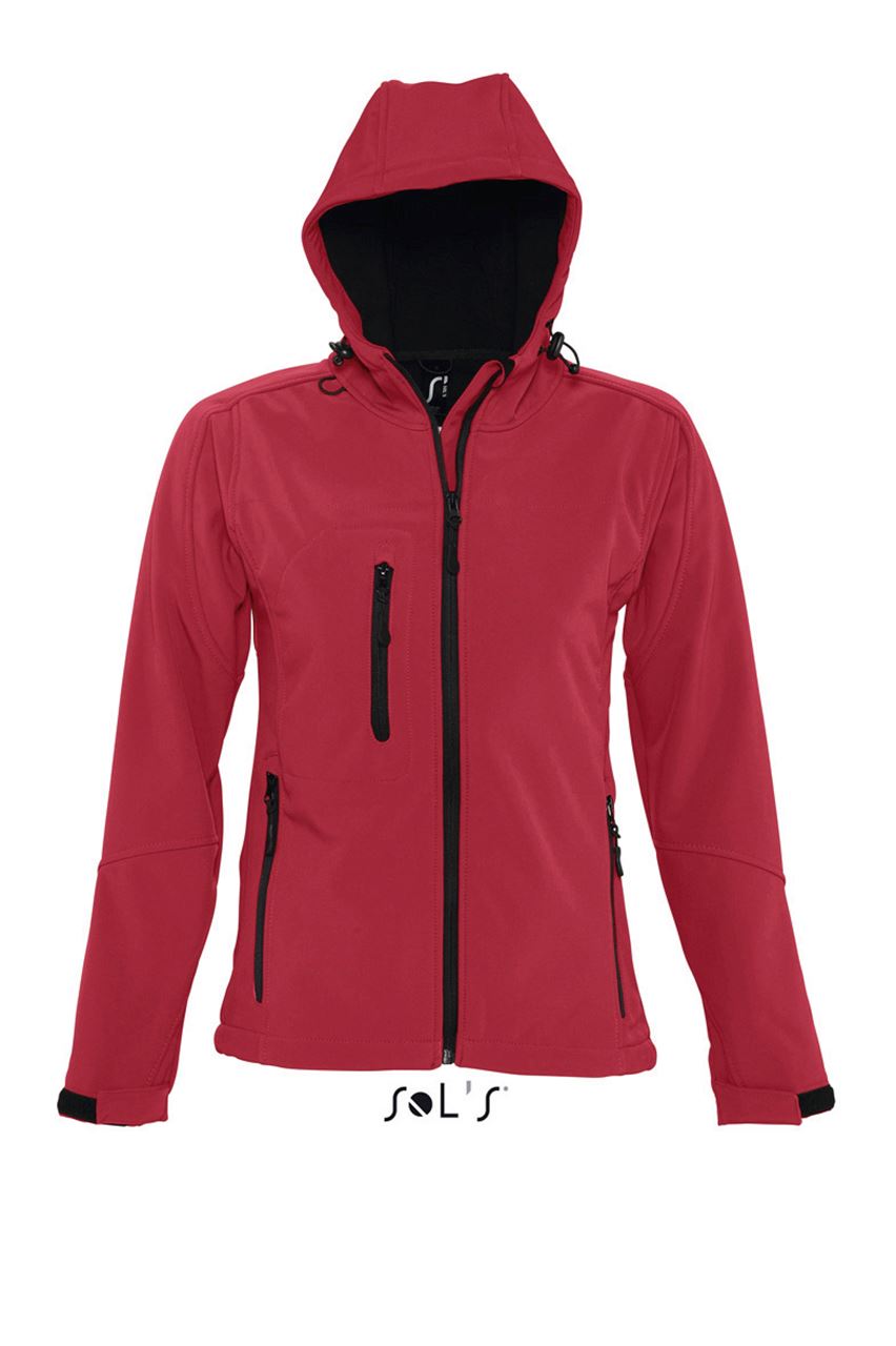 SOL'S REPLAY WOMEN - HOODED SOFTSHELL - Pepper Red - Main