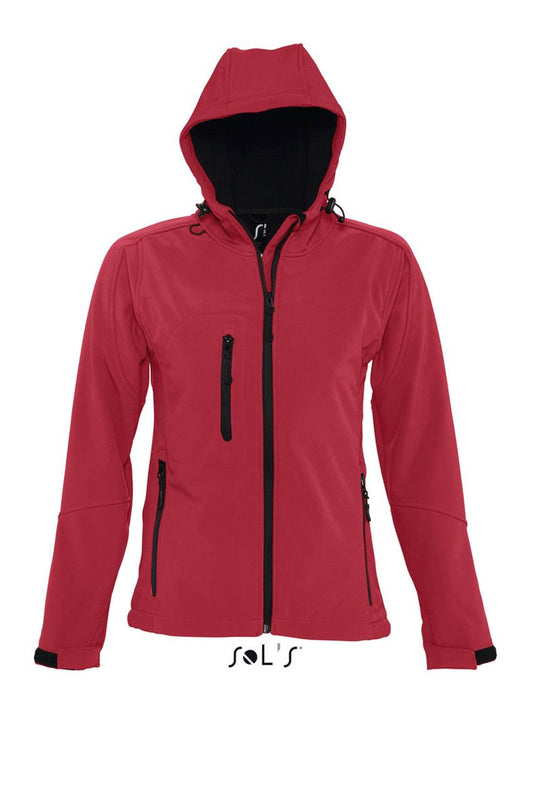 SOL'S REPLAY WOMEN - HOODED SOFTSHELL - Pepper Red - Main