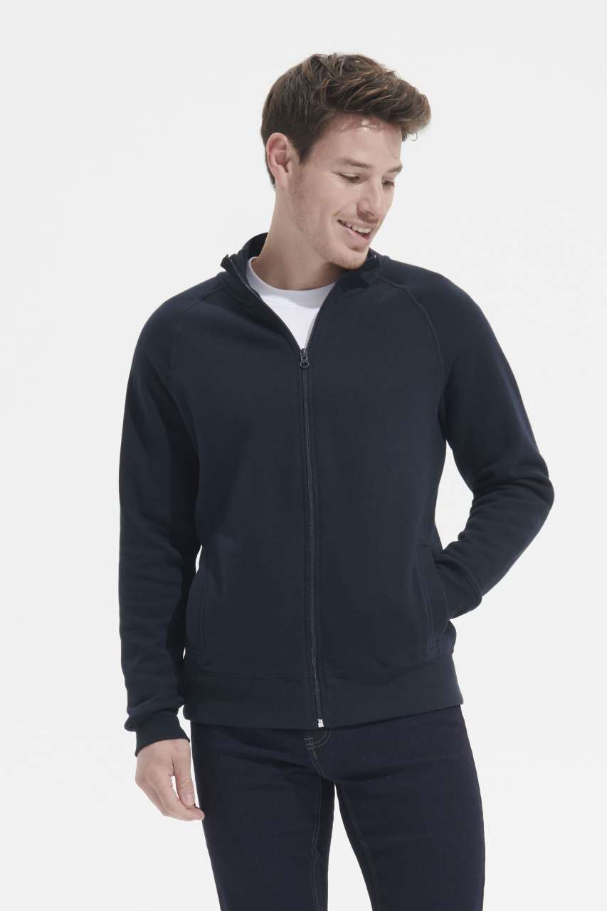 SOL'S SUNDAE - MEN’S ZIPPED JACKET - Black - Model