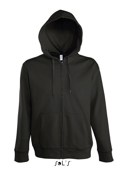 SOL'S SEVEN MEN - JACKET WITH LINED HOOD - Black - Main