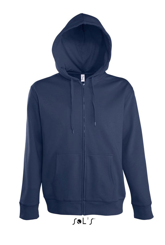 SOL'S SEVEN MEN - JACKET WITH LINED HOOD - French Navy - Main