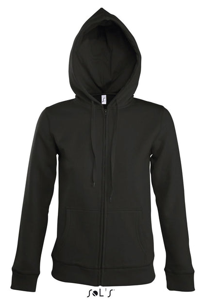 SOL'S SEVEN WOMEN - JACKET WITH LINED HOOD - Black - Main