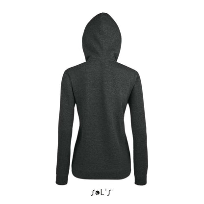 SOL'S SEVEN WOMEN - JACKET WITH LINED HOOD - Charcoal Melange - Additional