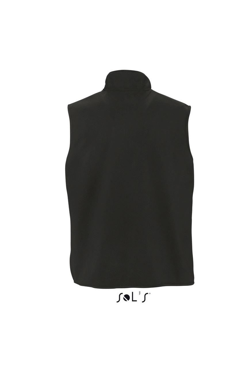 SOL'S NORWAY - UNISEX SLEEVELESS FLEECE CARDIGAN - Black - Additional