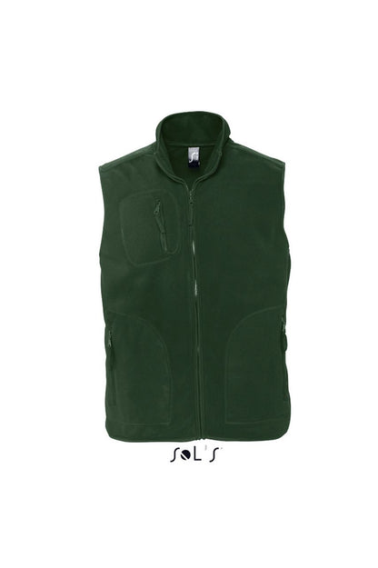 SOL'S NORWAY - UNISEX SLEEVELESS FLEECE CARDIGAN - Fir Green - Main