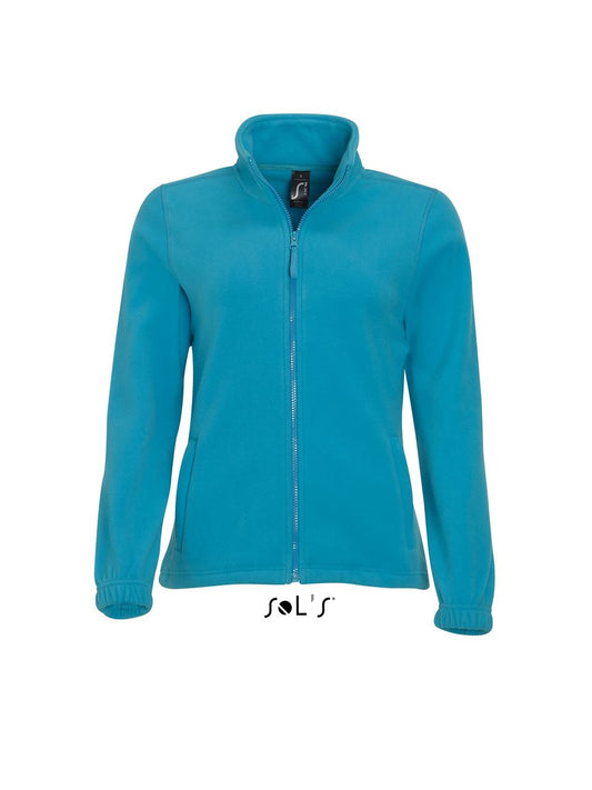 SOL'S NORTH WOMEN - ZIPPED FLEECE JACKET - Aqua - Main