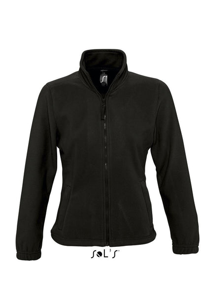 SOL'S NORTH WOMEN - ZIPPED FLEECE JACKET - Black - Main