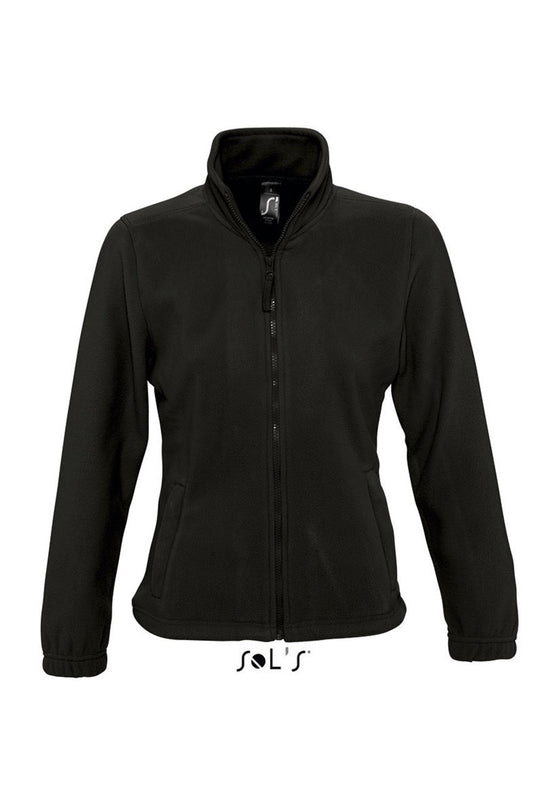 SOL'S NORTH WOMEN - ZIPPED FLEECE JACKET - Black - Main